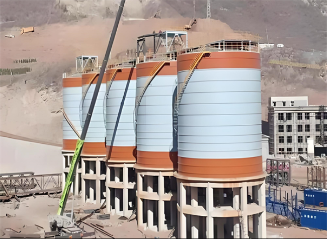 长垣高架钢板仓